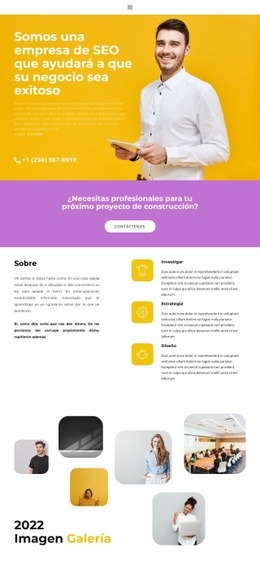 Misión Y Propósito: Plantilla HTML5 Multipropósito