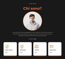 Chi Sono Blocco Con Icone Icone Personalizzabili