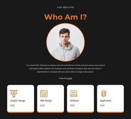 Best Website Builder Software For About Me Block With Icons