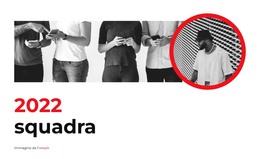 Foto Con Il Nostro Team Modello HTML