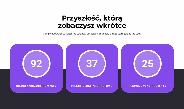 Zacznijmy Makieta strony internetowej