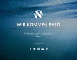 HTML5-Vorlage Wir Kommen Bald Für Jedes Gerät