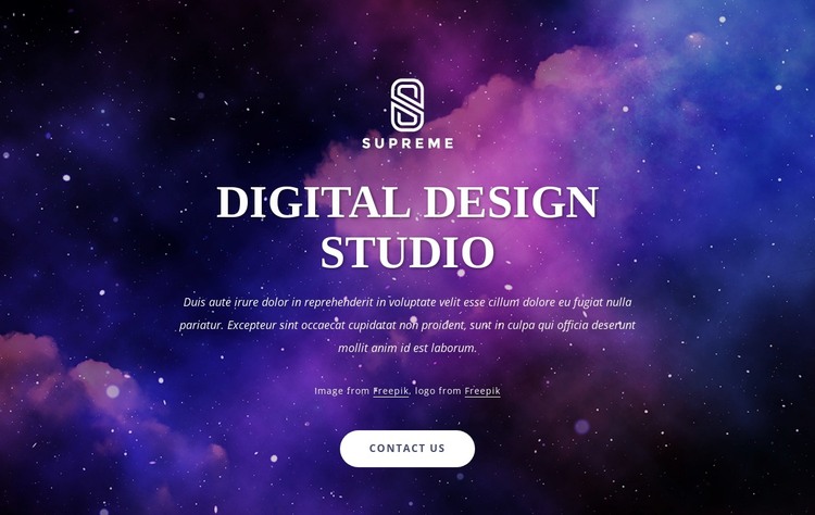 Experience design HTML Template