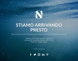 Stiamo Arrivando Presto - Design Moderno Del Sito