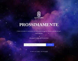 Il Sito Web Sarà Presto Disponibile