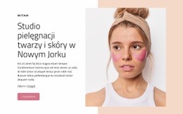 Studio Pielęgnacji Twarzy I Skóry W Nowym Jorku - Makieta Strony Internetowej Na Dowolne Urządzenie