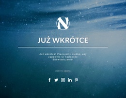 Już Wkrótce - Nowoczesny Projekt Strony