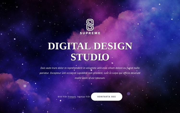 Upplev design Webbplats mall