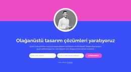 Olağanüstü Tasarım Çözümleri Yaratıyoruz Için Yeni Tema