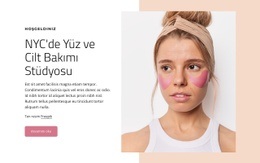 NYC'De Yüz Ve Cilt Bakımı Stüdyosu - HTML5 Açılış Sayfası