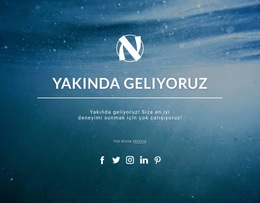 Yakında Geliyoruz - WordPress Teması