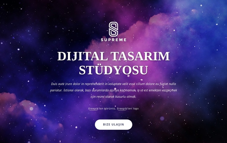 Deneyim tasarımı WordPress Teması