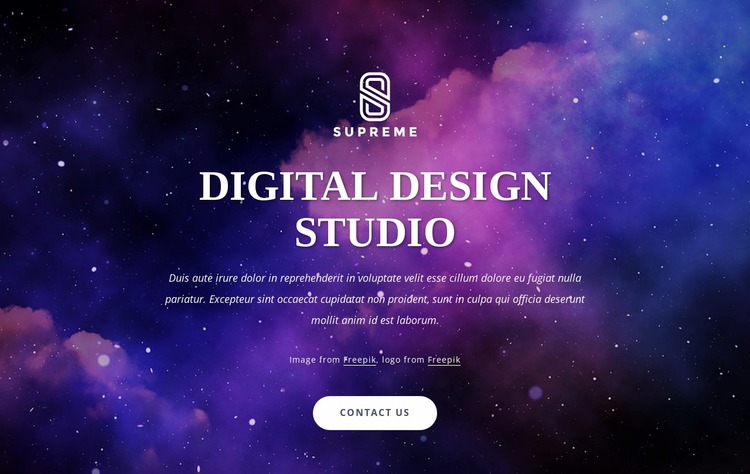 Experience design Website Mockup