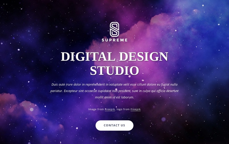 Experience design Website Template