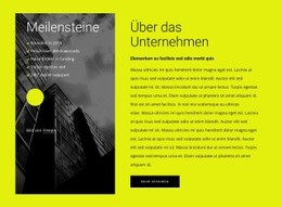 Atemberaubende HTML5-Vorlage Für Über Uns Block Mit 2 Zellen