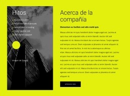 Sobre Nosotros Bloque Con 2 Celdas - HTML Page Maker