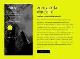 Impresionante Plantilla HTML5 Para Sobre Nosotros Bloque Con 2 Celdas