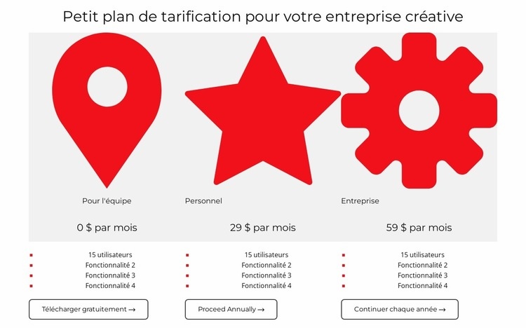 Commencer aujourd'hui Conception de site Web