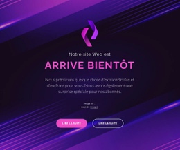 Notre Site Web Arrive Bientôt - Site De Démarrage