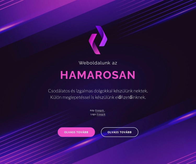 Weboldalunk hamarosan megjelenik WordPress Téma