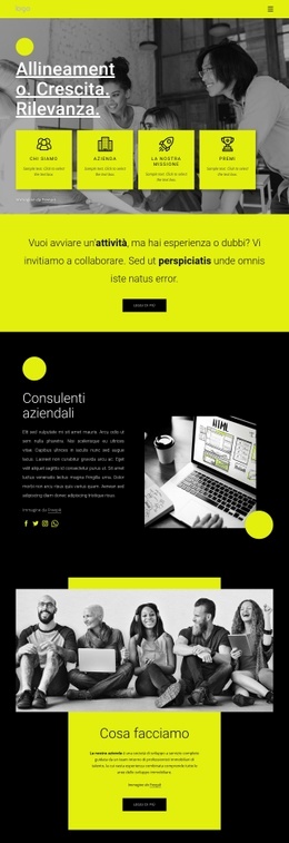 Vi Invitiamo A Collaborare - Bellissimo Design Del Sito Web