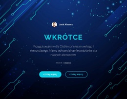 Ekskluzywny Projekt Strony Internetowej Dla Wkrótce