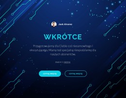 Wkrótce Witryna Jednostronicowa