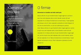 O Nas Blok Z 2 Komórkami Szablon O Pełnej Szerokości