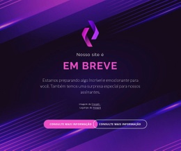 Nosso Site Estará Disponível Em Breve Multiuso