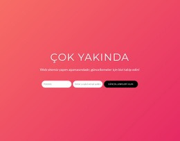 Abone Formu Ile Yakında Geliyor