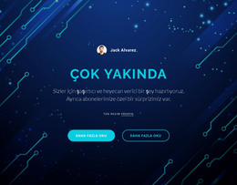 Çok Yakında - HTML Web Şablonu