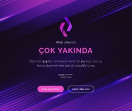 Web Sitemiz Yakında Geliyor - Başlangıç Sitesi
