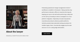 Responsive HTML For About The Lawyer