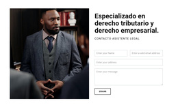 Contactar Asistente Legal - Tema De WordPress Y WooCommerce