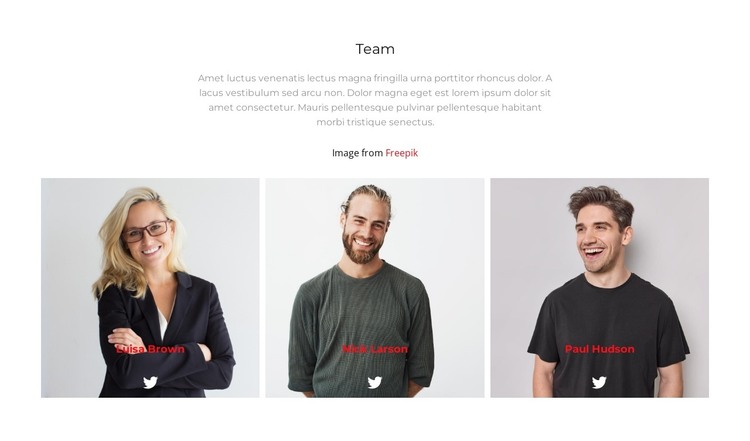 Learn more about group HTML Template