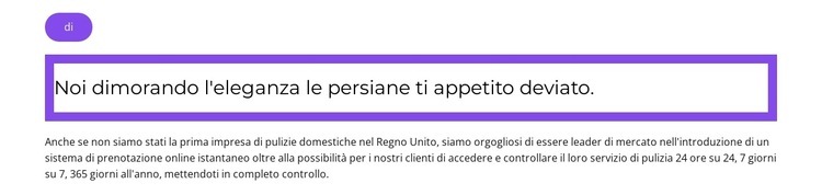 Il nostro partner Pagina di destinazione