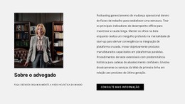 Sobre O Advogado - Construtor De Sites Fácil De Usar