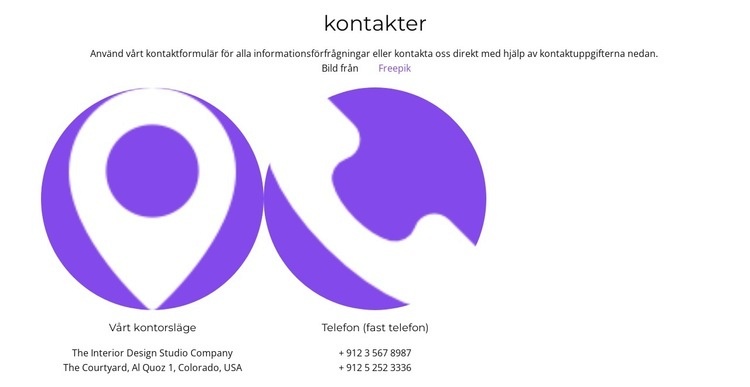 Våra partners runt om i världen Webbplats mall