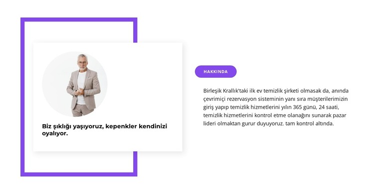 Bizim ortak HTML Şablonu