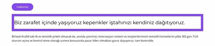 Bizim ortak Web Sitesi Oluşturucu Şablonları