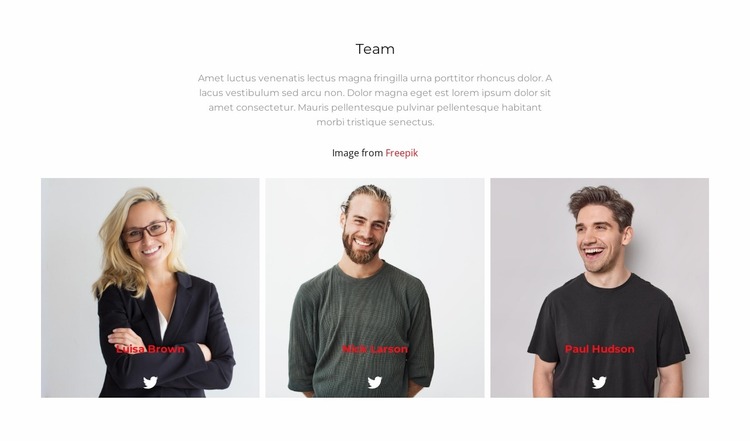 Learn more about group Website Mockup