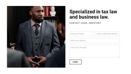 Contact Legal Assistant Accountant Wordpress Website