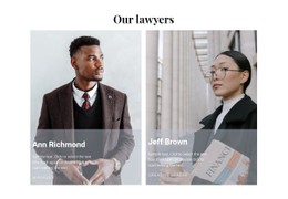 Our Best Lawyers Table CSS Template
