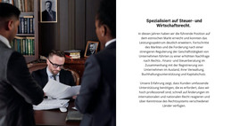 Rechtspraxis - HTML-Websitevorlage