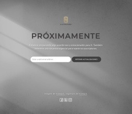 Próximamente Bloque Con Logo