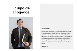 Equipo De Abogados - Plantilla HTML5