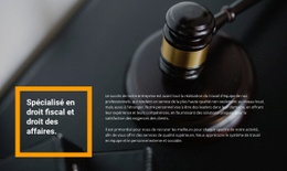 Créateur De Site Web Exclusif Pour Assistance Avocat