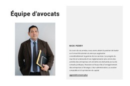 Équipe D'Avocats - Website Creator HTML