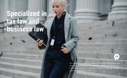 Business Law - Simple Html Code