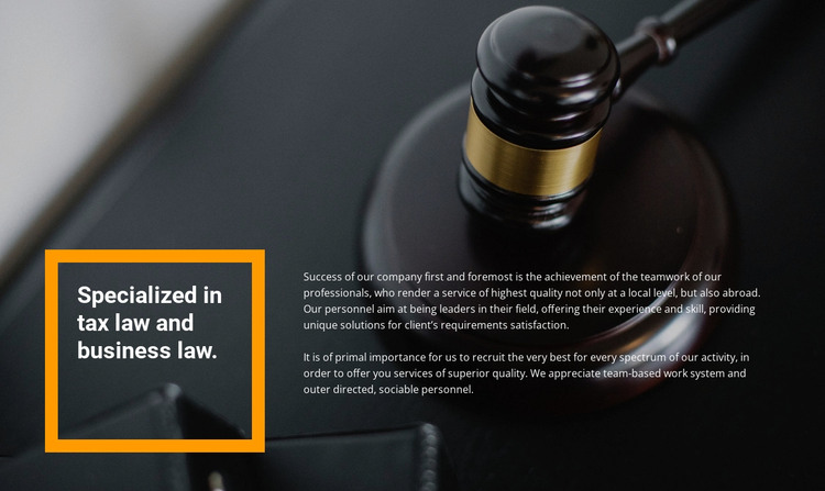 Lawyer assistance HTML Template